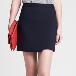 Banana Republic Black Asymmetrical Pencil Skirt